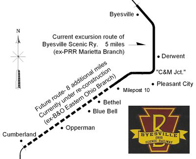 Our current and future excursion train routes